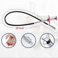 Drain Snake, 63in 33in Drain Clog Remover, 60cm 160cm Spring Pipe Dredging Tools, Drain Cleaner Sticks Clog Remover Cleaning Tools, Gutter Cleaning Tools Drain Cleaner For Toilet Sewer Shower Kitchen