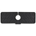 Black-Grey Color Options -- 1Pc Silicone Faucet Mat Kitchen Sink Splash Guard Drain Mat Drying Pad Kitchen Mat Bathroom Drip Catcher