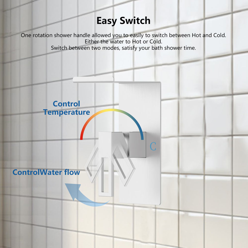 Shower Faucet With Storage Shelves